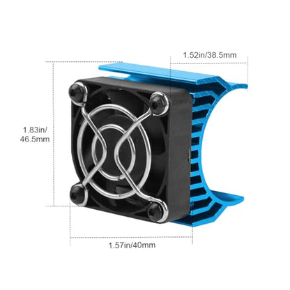 Super Brushless Motor Heatsink with Cooling Fan RS540 550 540 Size 5-6V Electric Engine Heat Sink for Remote Control RC Car Truck Buggy Crawler