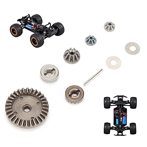 1/16 Metal Differential Gear Pinions with Drive Gear, Aluminum Alloy RC Car Differential for 16889A 16889 SG1601 SG1602 M16103, High - Strength Replacement Parts
