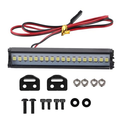 RC LED Light Bar Roof Lamp Super Bright Roof LED Lamp Kit Fit for Traxxas TRXX6/ TRXX4 SCX10 1/10 RC Crawler Spare Parts