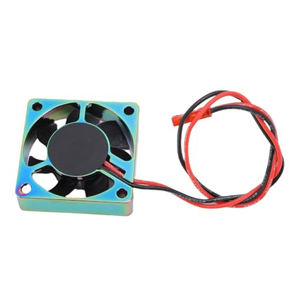 Drfeify RC Motor Cooling Fan, 14000RPM High Speed Aluminum Alloy Quiet Heatsink Fan for RC Car Model