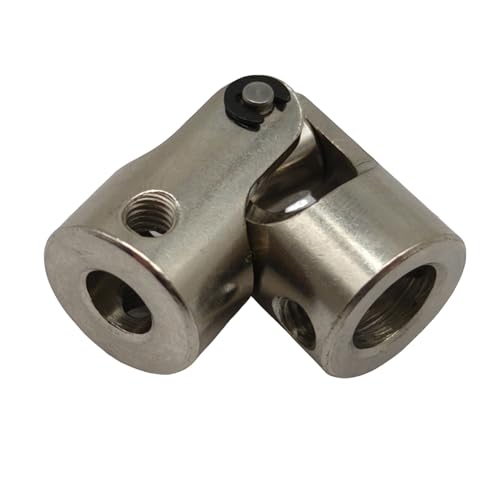 2Pcs 6mm to 8mm Joint Shaft Coupling Coupling Steering Connector Rotatable Joint Coupler for RC Robot Boat Car Crawler Motor - size: 6mm to 8mm