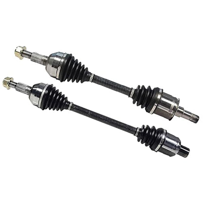 Front CV Axle Shaft Assembly Set 2 Pieces Compatible with Cadillac CTS 2008-2014, SRX 2004-2009, STS 2005-2011, RWD & AWD CV Axle Joint Front Left Right Side - size: NCV10242_NCV10236/Pair