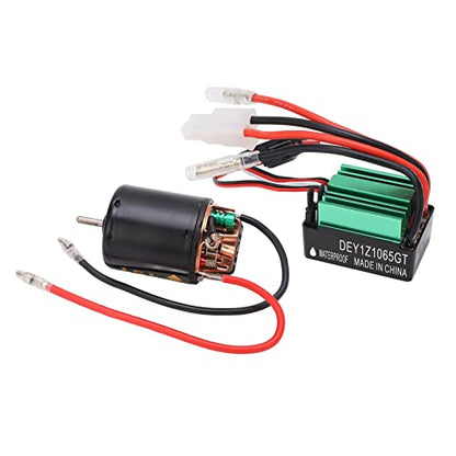 Brushed Motor ESC Combo 540 Brushed Motor with 65A ESC for Axial SCX10, RC Cars