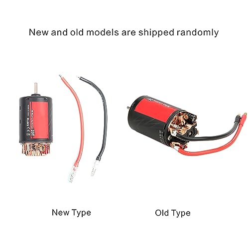 5-Slot 550 Brushed Motor 20T 0.50mm Wire High for /10 RC Crawler Replacement Accessory, Compatible with Axial Cars
