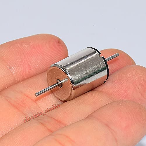 Micro 1215 12mm*15mm Coreless Motor Double Shaft DC 6V-12V 17000RPM High Speed for RC Rail Train Hobby Toy Models