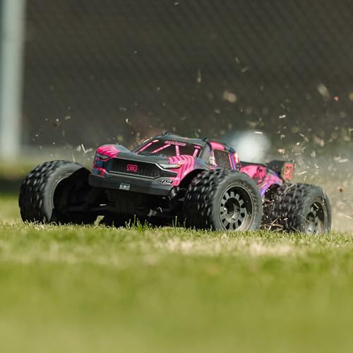 ARRMA RC Truck 1/10 VORTEKS 4X4 223S BLX BRUSHLESS Stadium Truck RTR (Battery and Charger Not Included) with DSC, Purple, ARA4305V4T3 - color: Purple