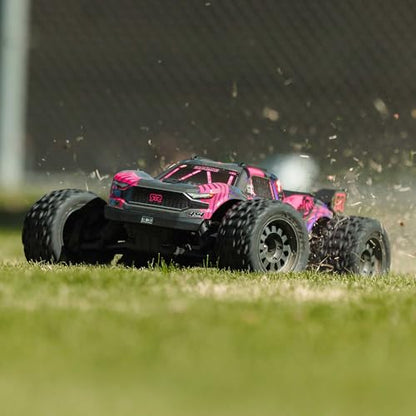 ARRMA RC Truck 1/10 VORTEKS 4X4 223S BLX BRUSHLESS Stadium Truck RTR (Battery and Charger Not Included) with DSC, Purple, ARA4305V4T3 - color: Purple