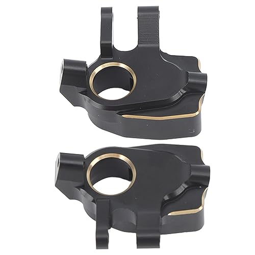2 Pcs 1/10 RC Crawler Car Front Portal Axles Steering Knuckles for Axial Capra SCX10 III