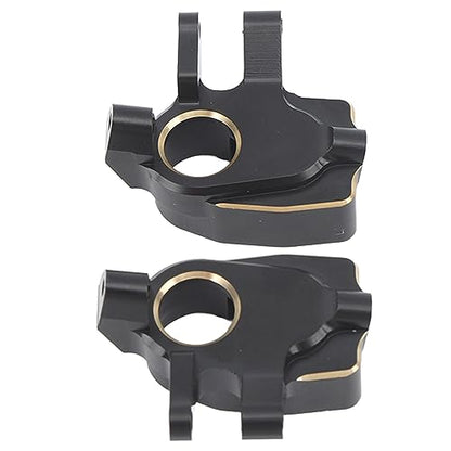 2 Pcs 1/10 RC Crawler Car Front Portal Axles Steering Knuckles for Axial Capra SCX10 III