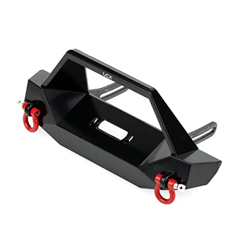 LCX 1/10th RC Crawler Car Metal Front Bumper for TRX4 TRX-4 Axial SCX10 II 90046 90047 SCX10, Upgrades Parts Accessories