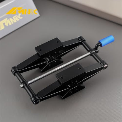 Alum Adjustable RC Car Stand Repair Work Station for 1/12 1/10 Slash TRX4 Axial Arrma Redcat Losi Series Workstation Upgrades Part Blue - color: Blue