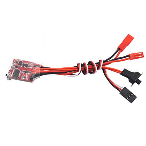 RC 30A Brushed ESC Motor Electric Speed Controller 4~8v with Brake for 1/16 1/18 1/24 RC Car Boat Tank