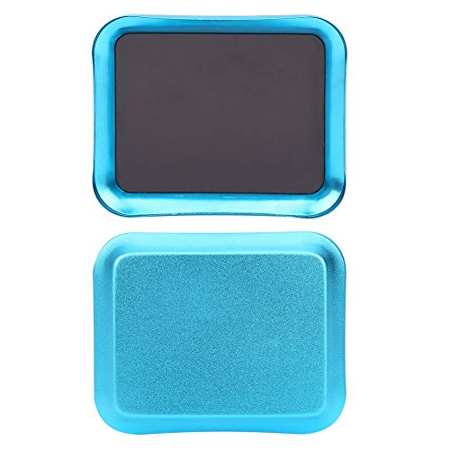 Aluminum RC Repair Screw Tray Magnetic Tool Board for Model Car Boat Drone (Blue) - color: Blue