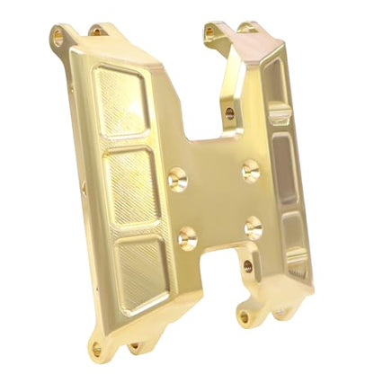 Brass Chassis Gearbox Skid Plate Transmission Mount for Axial 1/18 Axial Capra UTB18 RTR Car RC Crawler Upgrade Parts
