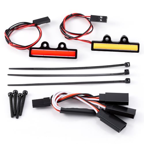 Front & Rear Lights Kitsfor Arrma 1/16 Gorgon&Quake GROM | Headlight Taillights Set RC Car Upgrade Parts