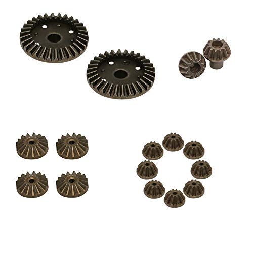 12T 24T 30T Motor Driving Gear Planet Gear Differential Gear Combo Set for WLtoys 12428 12423 1/12 RC Car Upgrade Parts (16 PCS)