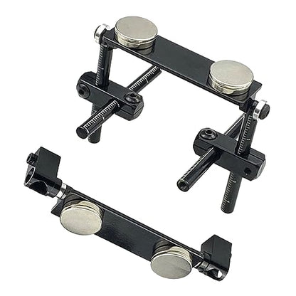 RC Car Magnetic Body Post Aluminum Alloy Body Shell Mount Column Kit with Scale for 1/10 RC Drift HSP 94123 94122 Tamiya 416 417 Sakura S XI CS (Black) - color: Black