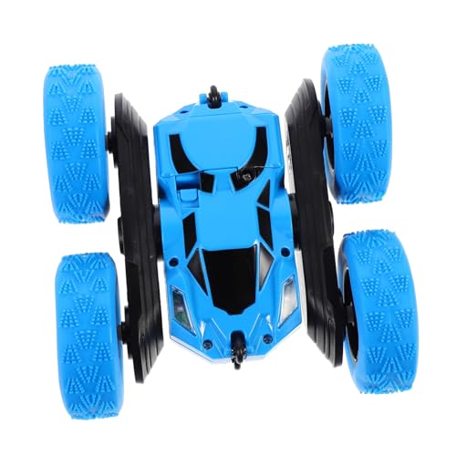Flips Double-Sided Off-Terrain Rc Car for High-Speed Rotating Trick Vehicle with Widened Rear Wheels Non-Slip Traction and Design for Safe Fun Play