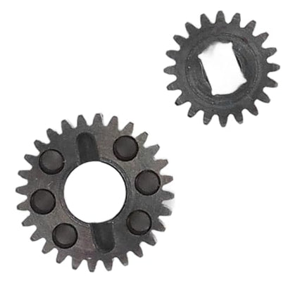 FILFEEL 2PCS Alloy Portal Gear Set 28T 20T Compatible with VS4-10 Phoenix Axle Low Noise Quick Assembly Precise Fit RC Crawler Replacement Kit