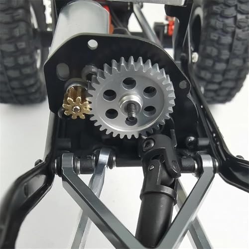 RC Gear Box for Axial SCX24 90081 AXI00001 002 004 005 006 Transmission Gearbox Gears and Motor Gear Set 32T and 8T 1/24 RC Crawler
