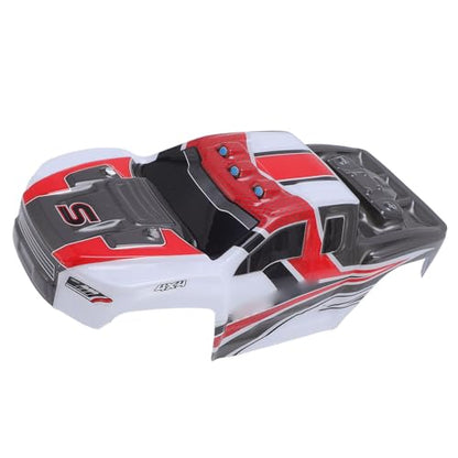 PVC RC Car Body Shell Lightweight Spare Cover with Cool Sporty Look for 1/16 Scale Replacement Parts (Red) - color: Red