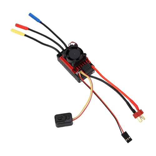 Generic RC Car Brushless 60A ESC with Water Proof Design for 1/10 Truck, Proportional Braking, for All Weather Sports Competition