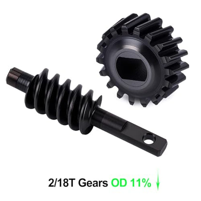 1/30 Axle Set Upgrade for SCX30 RC Cars | Fits SCX30 - Steel Upgrade - Replacement Parts - size: 18T