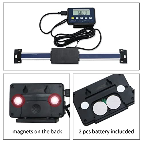 Digital LCD Linear 0-150mm/0-6inch Accurate Digital Readout Lathe Scale for Milling Machines