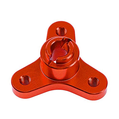 Aluminum Alloy Slipper Clutch Eliminator Compatible with Traxxas Stampede Slash Bandit Rustler VXL XL5 2WD 1/10 RC Car (Red) - color: Red