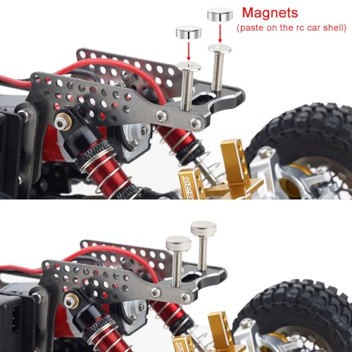 GR5 Titanium LCG Chassis Kit Frame Rail for Redcat Ascent-18 1/18 Scale RC Rock Crawler Upgrades - style: GR5 Titanium