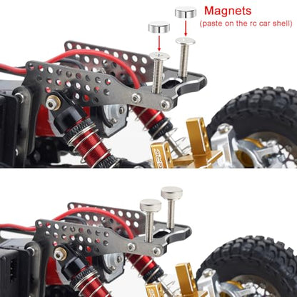 GR5 Titanium LCG Chassis Kit Frame Rail for Redcat Ascent-18 1/18 Scale RC Rock Crawler Upgrades - style: GR5 Titanium