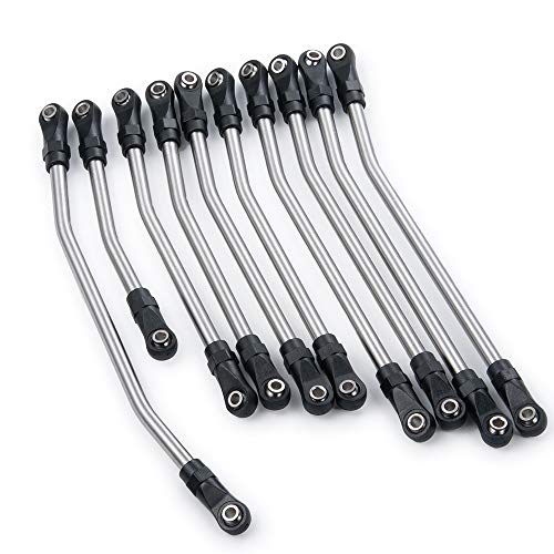 SWX Steering Rod 324mm for 1/10 Axial SCX10 RC Crawler Upgrade | Steering Rod, 324mm Length, Tie Rod, Axial SCX10, 1/10 Crawler