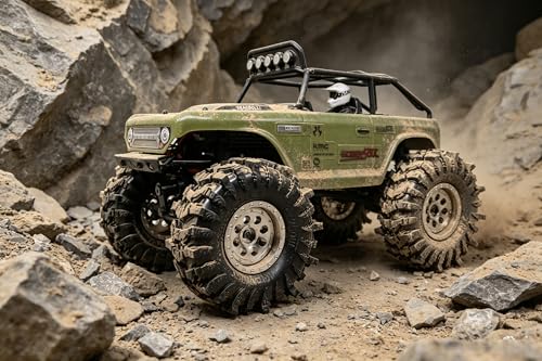 Stainless Steel 1.3 Beadlock Wheels 64g/Rim Fits TRX4M SCX24 | 4-Pack, adjustable offset 304 stainless steel silver rims & 7mm hex hub, upgrade parts for 1/18 & 1/24 micro RC crawler - color: Silver