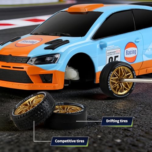 TOUCAN RC HOBBY RTR 1/24 4WD Radio Controlled Drifting Car Q233 RC Rally Vehicle Two Gameplay Modes Light Unit Battery USB Charging Cable
