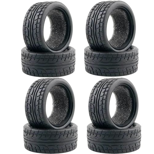 8pcs 1/10 RC Drift Tires 65 * 26mm for On Road Racing Car Drift RC Touring Car (Style B) - style: style B