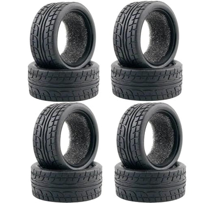 8pcs 1/10 RC Drift Tires 65 * 26mm for On Road Racing Car Drift RC Touring Car (Style B) - style: style B