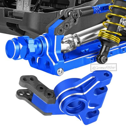 RC Suspension Arms & Mounts,Caster Blocks,Steering Block,Stub Axle Carriers,Turnbuckles Upgrades Part for 1/10 Slash/Rustler/Stampede/Jat0 4x4(VXL),Hoss 4x4 VXL,Navy Blue - color: Navy Blue(1set)