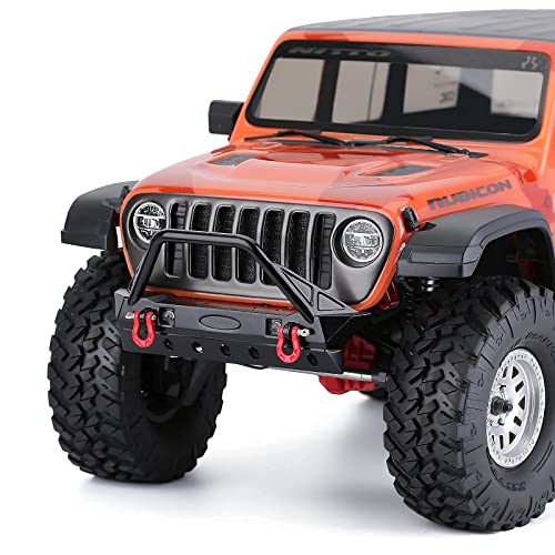 INJORA Front and Rear Bumper Set for 1/10 RC Crawler TRX4 Axial SCX10 90046 & SCX10 III AXI03007 AXI03003