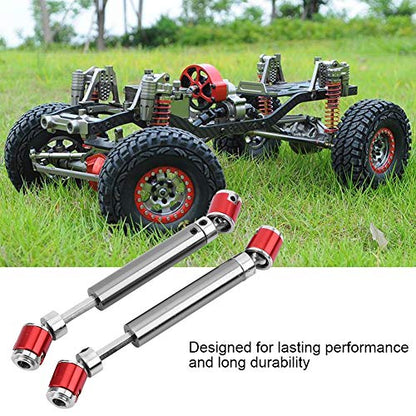 RC Car Drive Shaft, 2 Pcs Metal Upgrade Universal Drive Shaft 110-155mm for SCX10 CC01 D90 D110 RC Crawler Accessory Part