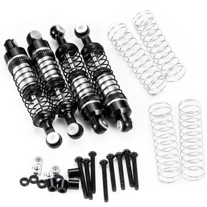 53mm RC Shocks Front & Rear Shock Absorber, #B Black | Upgrade Parts, For Redcat 1/18 Ascent-18, Rock Crawler Car - color: #B Black