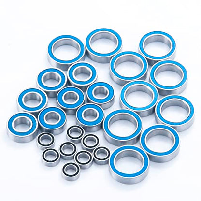 26PCS Complete Blue Ball Bearings Kit for Tekno EB410&ET410&EB410.2 | ET410.2 Upgrade Parts