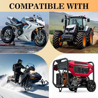 10PCS Gas Inline Fuel Filters with Magnet, Compatible with motorcycles, ATVs, quad bikes, go-karts, scooters, generator sets and similar equipment, 3/16 Inch Inline Fuel Filter