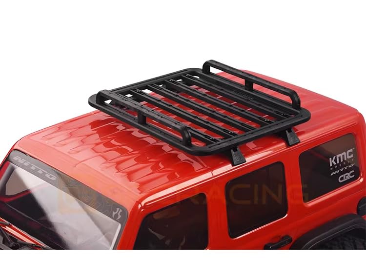 Carbon Hybrid Nylon Plastic Realistic Roof Rack for 1/10 RC Crawler TRX-4 TRX-6 axial scx10 Remanufactured Parts (G172FA(Small)) - color: G172fa (Small)