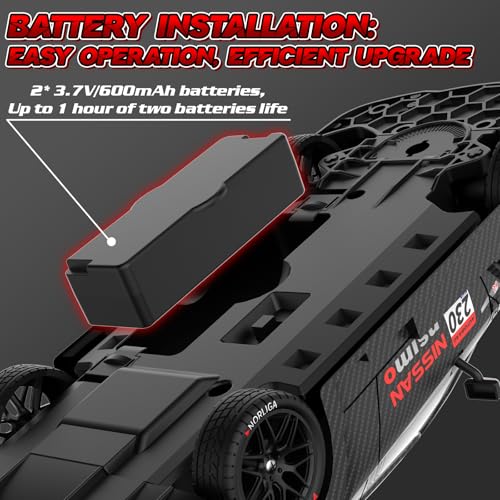 RC Drift Car 1/20 Scale 2.4GHz 4WD Remote Control Cars with Led Lights 22KM/H High Speed &1/28 Scale Gesture Sensing RC Stunt Cars Toys for 6-12 Years Old Boys Girls