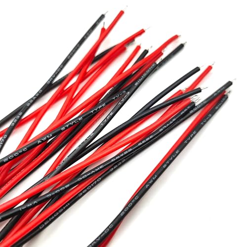 15Pairs JST-XH 2.54 2 Pin Male and Female Connector Plug with Soft Silicone Wire Cable 10cm - size: JST-XH 2.54 2Pin