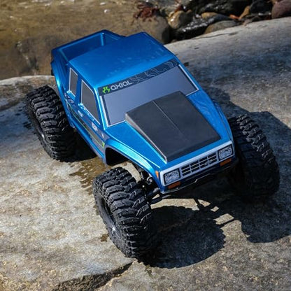 Axial RC Truck 1/10 SCX10 III Coyote 4X4 RTR Brushed Rock Crawler, Blue, AXI-2036T2 (Battery and Charger Not Included) - color: Blue