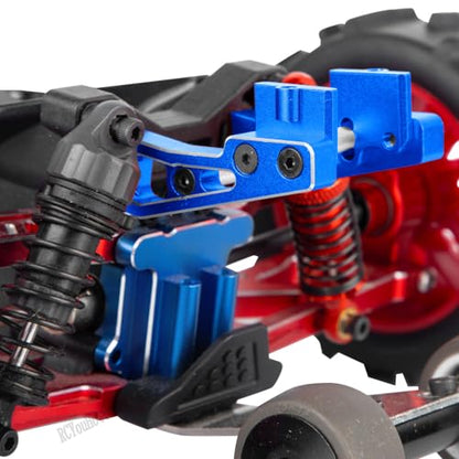 RC Aluminum Adjustable Wing Mount Upgrades Part for 1/14 Typhon Grom 223S (ARA2306,ARA2306s,ARA2106) RC Car,Adjustable Wing Mount Hops Up,Navy Blue - color: Navy Blue-(upgrades Part）