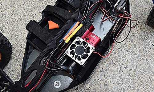1:10 Lasernut U4 Tenacity LOS03028 / Tenacity DB Pro LOS03027V2 Upgrade Parts Aluminum Center Gearbox - 14Pc Set Orange