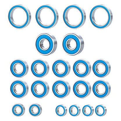22PCS Steel Seal Ball Bearing Kit for Arrma Kraton Typhon Senton 6S | Outcast 6s BLX 1/8 RC Crawler Car Upgrade Parts