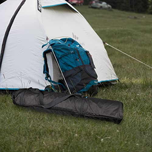 Xxerciz Foldable Camp Chair Replacement Bag Carrying Bag Large Mouth Bag with Shoulder Strap for Outdoor Camping, Heavy Duty Large Storage Folding Chair Bag 48 inches (Chair is not Included) - color: Black